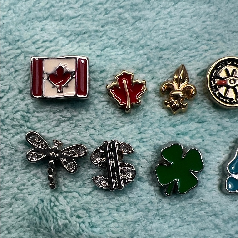 Floating Locket Charms - Canada theme - Picture 2 of 4